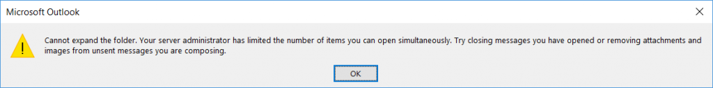 unable to view public folders in outlook 2016