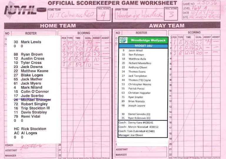 Best Stickers Labels For Youth Hockey Score Sheets Webcommand